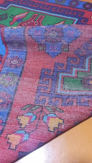 qedimi xalca: Əl toxuması xalça - Naxış: Qədim Qafqaz/Oğuz motivləri, mərkəzdə — 2