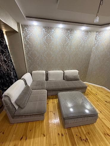 pufik divan: Modul tipli künc divan dəsti - Tərkib: 4 ədəd oturacaq modul + 1 — 3