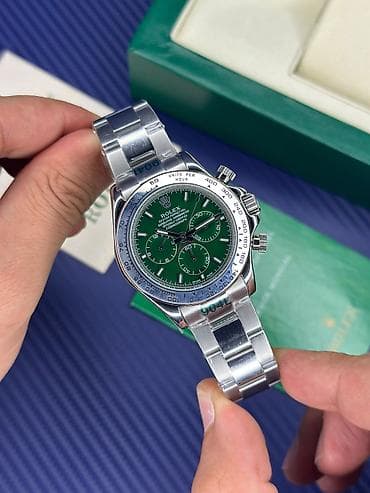 bil: Yeni, Qol saatı, Rolex, rəng - Yaşıl — 4