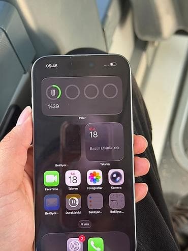 2.el macbook: IPhone 15 Pro, Gümüşü, Face ID — 2