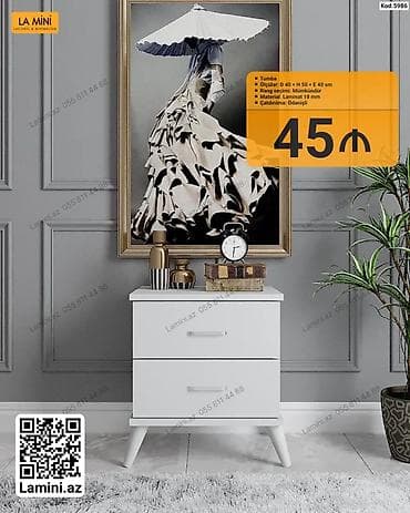 Tumba – Kod: 5986 - Ölçülər: E 40 × H 50 × Ə 40 sm - Rəng seçimi — 1