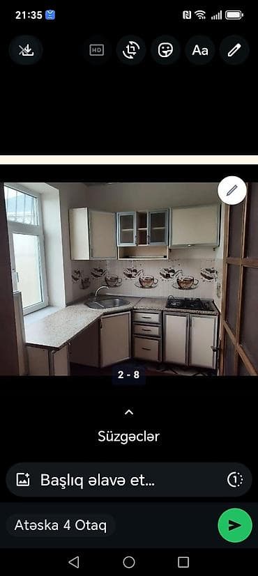 Bağ evləri: Binə qəsəbəsində kirayə sahə: 3 sot həyəti olan ayrıca (ayrıca — 3