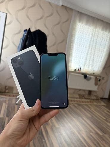 telefon mini: IPhone 13, 128 GB, Midnight, Face ID — 1