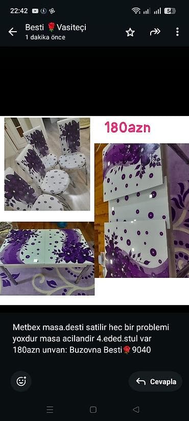 isdol: Metbex masa.desti satilir hec bir problemi yoxdur masa acilandir — 1