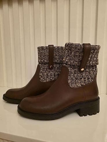 Çəkmələr: Zara, Ölçü: 38, rəng - Qəhvəyi, Yeni — 6