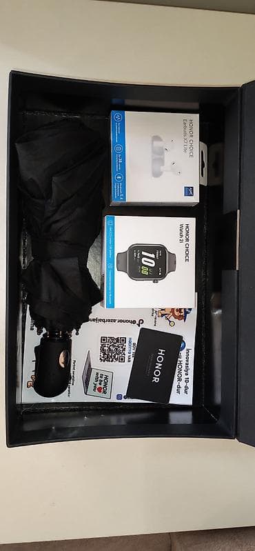 iphone 4 qiyməti: Honor 400, 256 GB, rəng - Gümüşü, Barmaq izi — 9