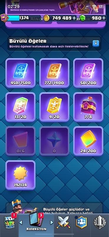 Digər: Clash Royale hesabı – uzunmüddətli aktiv profil - Xüsusi nişan: 10 — 3