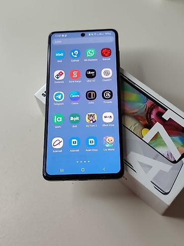 philips xenium 9@9s: Samsung Galaxy A71, 128 GB, rəng - Ağ, İki sim kartlı — 6
