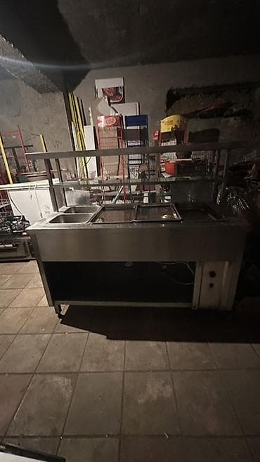 sendiviç panel: Paslanmayan poladdan bufet/xörək paylama vitrini dezgah - Material — 5