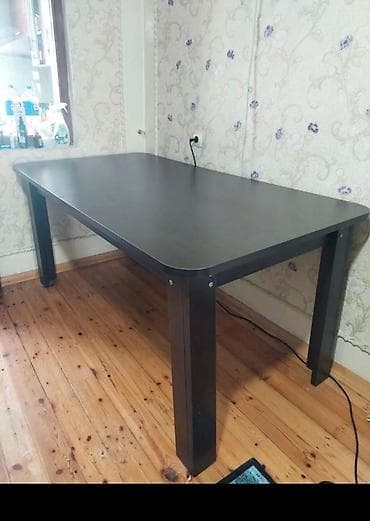 Mətbəx üçün, Açılan, Dördbucaq masa, 6 stul