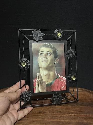 ev bezekleri: Çərçivə 10 x 15 sm, Metal — 1