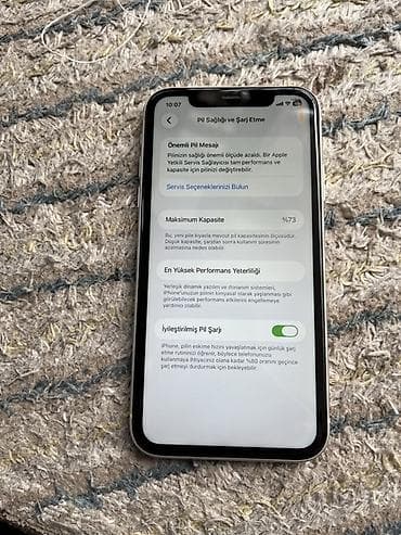 bit birə: IPhone 11, Ağ, Face ID — 5