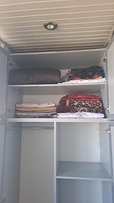 hamam ucun şkaflar: 2 qapılı, Siyirməli, Boz, Digər material, Açılan, Düz dolab — 6