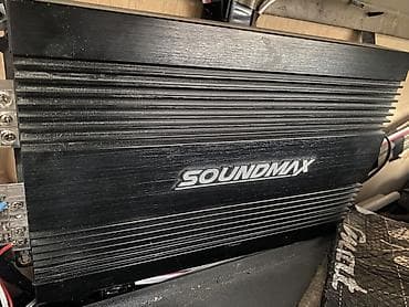 kolonkalar masin: Avtomobil üçün səs sistemi komplekti - Subwoofer: Soundmax markalı — 4