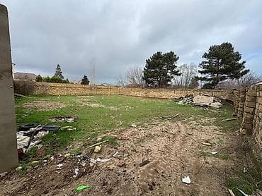 torpaq satış: Torpaq sahəsi – yaşayış üçün ideal - Tam hasarlanmış həyət, daş — 3