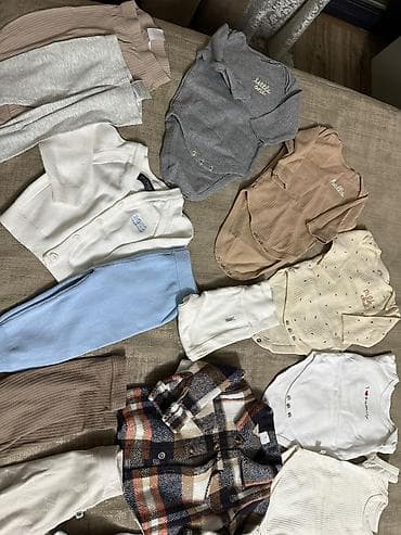 uşax: Uşaq geyimləri dəsti – oğlan üçün, 0–6 ay aralığı - Bodi kolleksiyası — 4