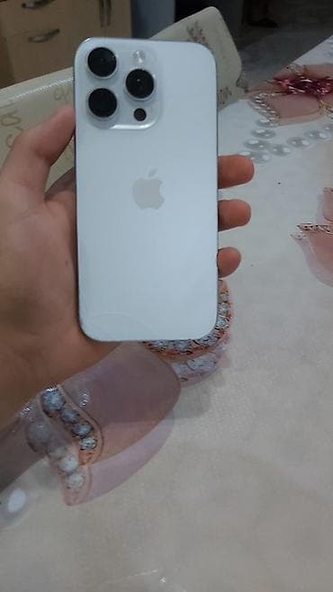 IPhone 16 Pro, 128 GB, Gümüşü, Zəmanət