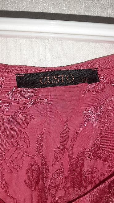yun corablar: GUSTO brendi, qadın bluzası – ölçü XL. - Rəng: tünd çəhrayı/qaranfil — 2