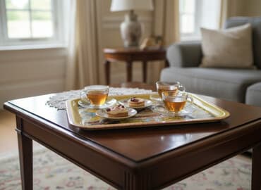 Qurutma üçün altıqlar: Metall servis refti (mətbəx sini) – klassik bədii naxışlı - Material — 3