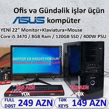 pc hisseleri: FÜRSƏTDƏN YARARLANIN!!! BÜTÜN KOMPÜTERLƏR MAYA DƏYƏRİNDƏN AŞAĞI!! ⭐Tək — 3