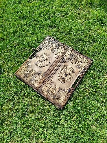 idman daşlari: Taxta Nərd-Taxta (Backgammon) dəsti - Material: keyfiyyətli ağac — 10