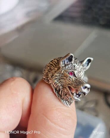 Мужская одежда: Кольцо, Серебро — 2