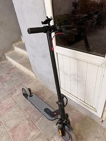 rezin batut: Elektrik skuter – qatlana bilən şəhər modeli - Rəng: qara - Güclü — 3