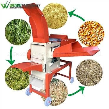 Makina qarğıdalı samanını, paxlalı çubuğu, pambığı saman, ot, bir