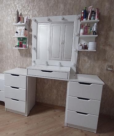 tek dolablar: 2 nəfərlik Çarpayı (sadə rahat Matras daxil ) 4 qapılı Geniş — 8
