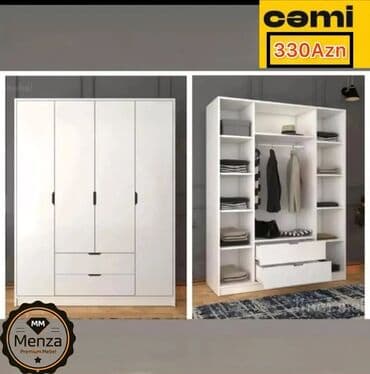 Yeni, Açılan, 4 qapılı Düz dolab, Dolab-asılqan, Rusiya