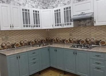 Sifarişlə mətbəx dəsti, Özü çəkən petlələr, MDF, Kredit yoxdur, Rayonlara çatdırılma, Pulsuz çatdırılma — 3