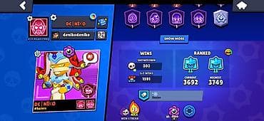 Şəxsi əşyalar: Brawl Stars hesabı - Kuboklar: 22,677 (ən yüksək 22,680), Trophy Road — 2