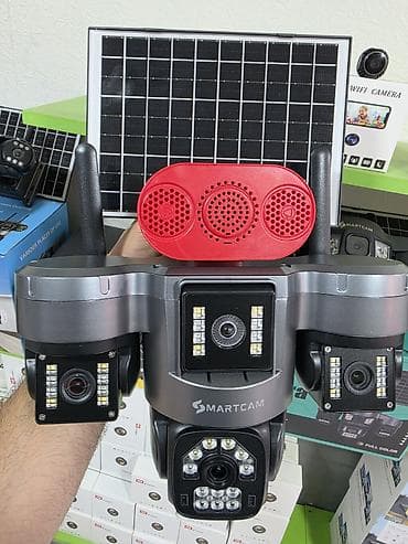 SMARTCAM 4 linzalı AOV Solar təhlükəsizlik sistemi - Günəş panelli — 3