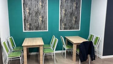 stol və stul dəstləri: Yeni, Kvadrat masa, 4 stul, Açılmayan, Stullar ilə, Metal, Azərbaycan — 6