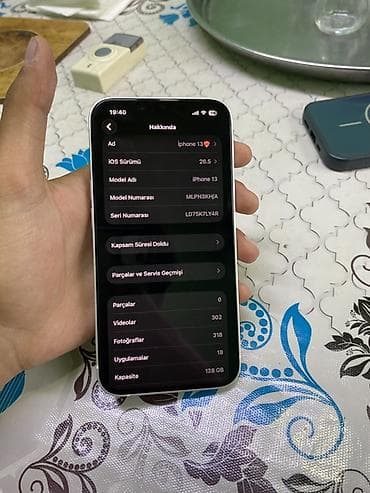 iphone 7 irsad electronics: IPhone 13, 128 GB, Ağ, Face ID — 7