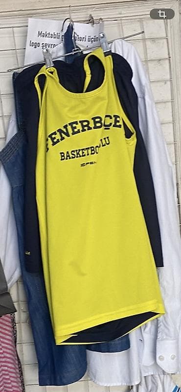 Fenerbahçe Basketbol məşq maykası - Rəng: sarı (qara-lacivərt yazılı)