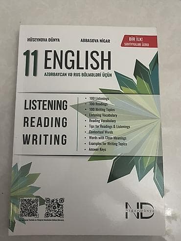 Yeni ve istifade olunmayib. Məhsul: “11 English – Azərbaycan və Rus lalafo.az -da Yeni ve istifade olunmayib. Məhsul: “11 English – Azərbaycan və Rus