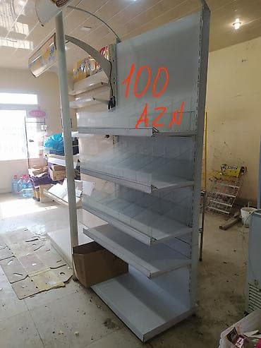 polkalar: Mağaza avadanlıqları - Orta keçid gondola rəfləri: metal — 5