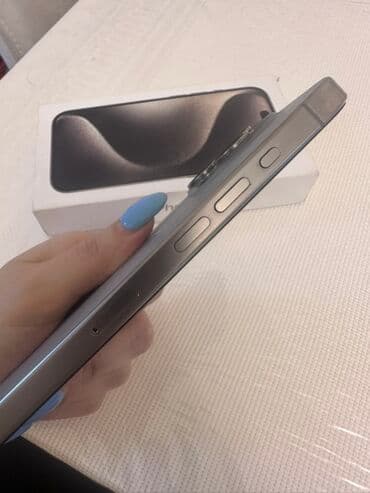 iphone 15 dubayski: IPhone 15 Pro, 128 GB, Natural Titanium, Zəmanət — 4