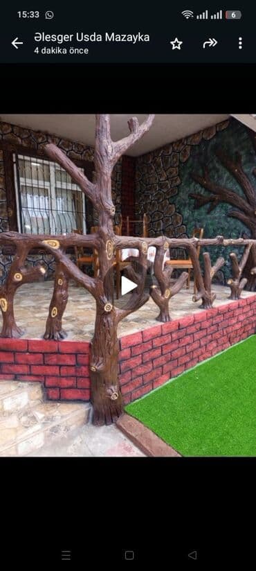 iwci axtarilir: ✅ Xidmətlərin detallı siyahısı: Qaya daşı dekoru (imitasiya və ya — 4