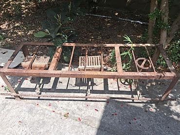 Restoran, kafe avadanlığı: Metal karkaslı, qazla işləyən 3 gözlü sənaye tipli soba/ocaq stendi — 1