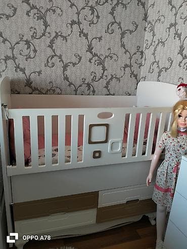 bewik: Oğlan və qız üçün, Yeni, Dördbucaq, Beşik, Dəst ilə, Yellənmə mexanizmsiz — 1