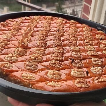 Ət məhsulları: Milli şirniyyat dəsti – şəkərbura, paxlava və badambura - Şəkərbura — 2