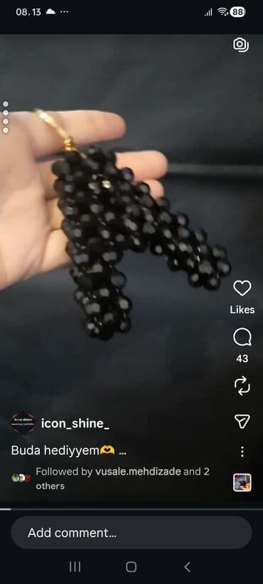 Qadın ayaqqabıları: Muncuqdan hazırlanmış fərdi hərf brelokları - Material: parlaq — 4