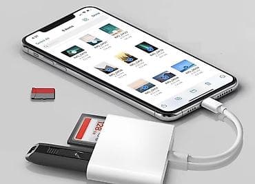 3 birinde printer: USB-C (Type‑C) çoxfunksiyalı kart oxuyucu və USB adapter — 2