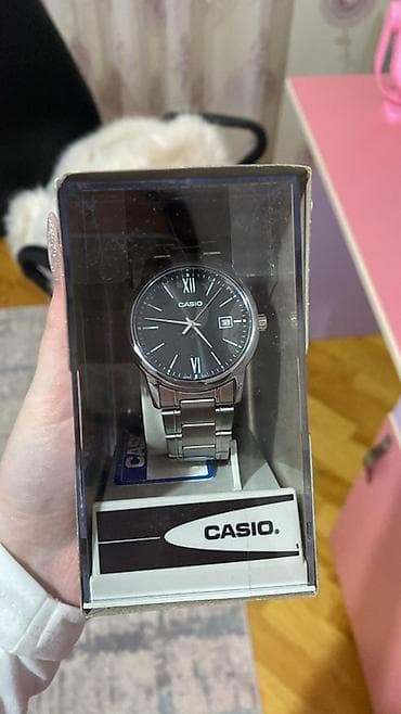 Çantalar: Qol saatı, Casio, rəng - Gümüşü — 3