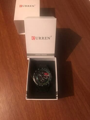 el fecr saat: Yeni, Qol saatı, Curren, rəng - Qara — 1