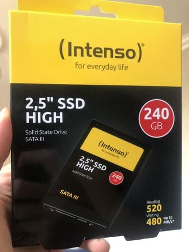 ssd disk qiymeti: Внутренний Накопитель SSD 240 ГБ, 2.5", Новый — 3