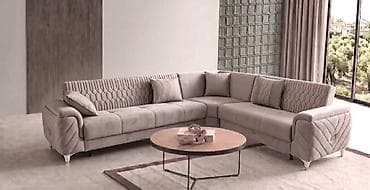 Zərif dizaynlı künc divan dəsti fabrik istehsalı 1yerli 670₼ 2 yerli — 1