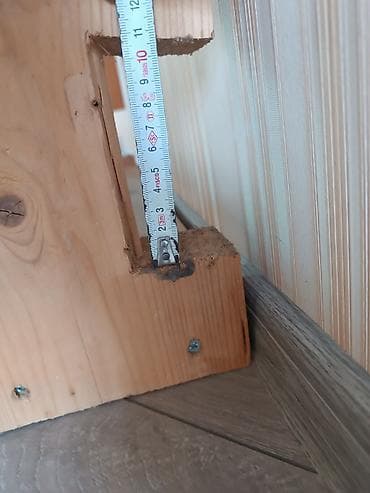 Taxta-çərçivəli divar İsveç pilləkəni (turnik-lestvitsa) qara — 10